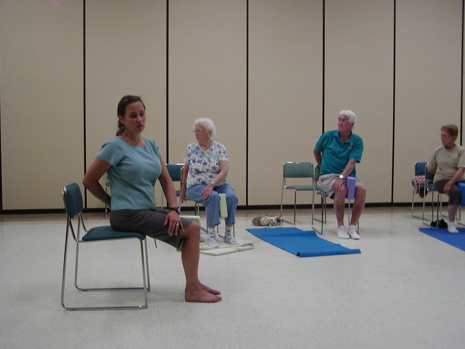 Seated twist pose